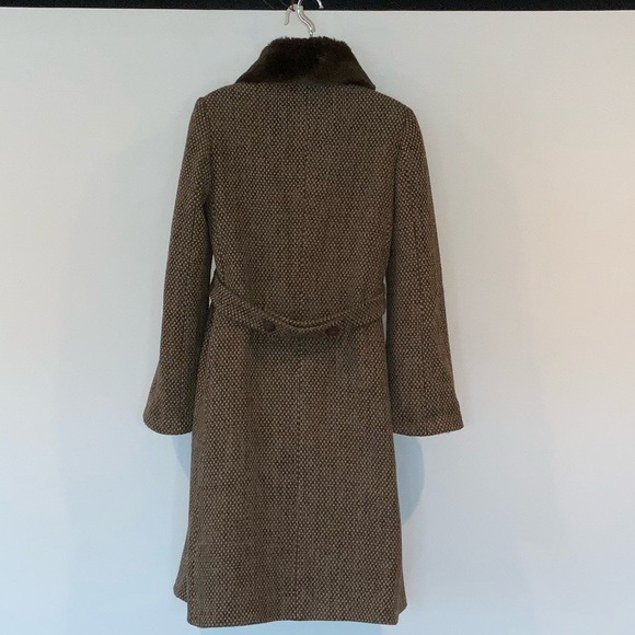 DKNY Donna Karan New York Wool & Fur Jacket - Picture 3 of 8
